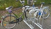 Fahrradständer Forte Plus, beidseitig, höhenversetzt, 40 cm